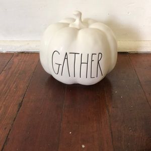 NWOT RAE DUNN 🍁 “GATHER” PUMPKIN